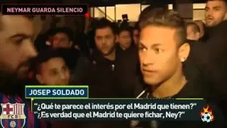 El silencio de Neymar sobre su fichaje por el Real Madrid 2016
