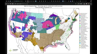 Jan 11, 2024 IN-DEPTH: Snow Cover  ’23 v ’24 | Chicago Blizzard? | Sub-Zero Highs | SA Rainfall Data