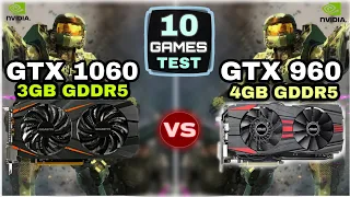 GTX 1060(3GB) vs GTX 960(4GB) | 10 Games Test | Which Is Best ?