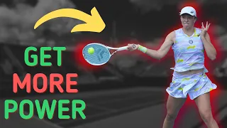 Iga Swiatek Forehand Analysis - COPY THIS FOR POWER!