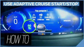 How to use - Ford Puma Adaptive Cruise Control Start Stop