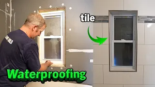How to Waterproof a Window in a Tile Shower