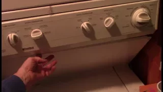 Kenmore stackable washer/dryer doesn't cycle or advance, not spinning?  Try THIS !