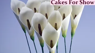 Making Sugar Calla Lilies