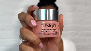 NEW LAUNCH: Clinique Moisture Surge 100H, now with SPF 25 ☀️ Hydration 🤝 SPF, leaving no white cast.