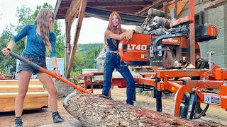 2 sisters, 1 sawmill: turning trees into treasures!