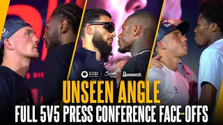 UNSEEN ANGLE! | FULL Queensberry vs Matchroom 5v5 Press Conference Face-Offs | #riyadhseason 💥