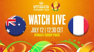 Full Basketball Game | Australia v France | FIBA U17 Women's Basketball World Cup 2022