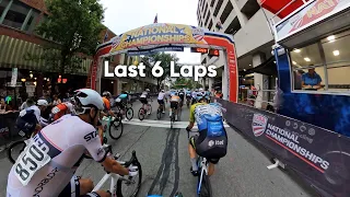 Last 6 laps of 2022 Amateur Crit National Championships