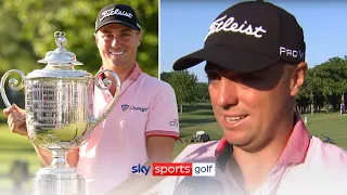 "It was very special! I fought so hard today" | Justin Thomas speaks after winning PGA Championship