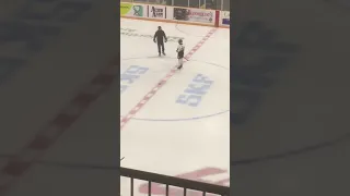 11 year old pulls off a Zorro in penalty shot