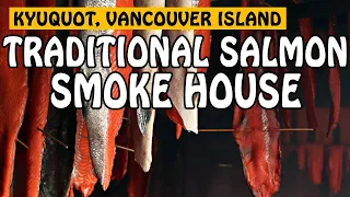 TOURING A TRADITIONAL SALMON SMOKE HOUSE ON VANCOUVER ISLAND | Fishing with Rod