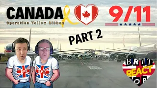 BRITISH REACTION Operation Yellow Ribbon Canada on 9-11 PART2