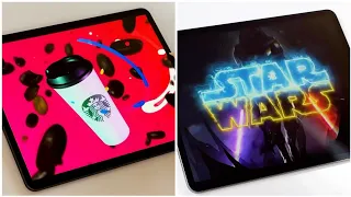 Famous Company Logos Animation on IPad Pro