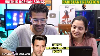 Pakistani Couple Reacts To Hrithik Roshan Top 50 Songs