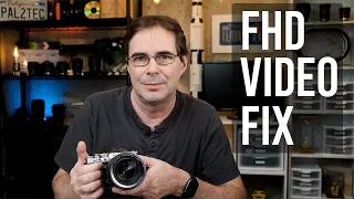 FHD Video Fix for Fujifilm Cameras