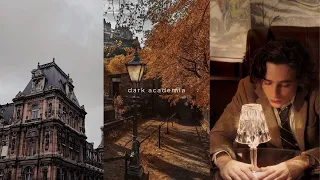 ↠ a playlist of dark academia aesthetic music (w/ visuals)