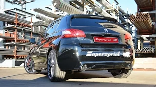 Peugeot 308 GTi 1.6 (270 Hp) - Sound with Supersprint full exhaust system