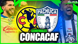 ASÍ FUE EL EMPATE ENTRE AMÉRICA y PACHUCA en la SEMIFINAL de CONCACHAMPIONS