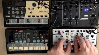 Space : deep melodic techno on Volca Drum | FM | Modular