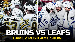 LIVE: Bruins vs Leafs Game 2 Postgame Show