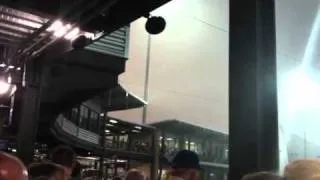 Crazy rain at the storm chasers game