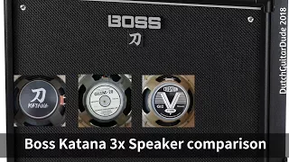 Boss Katana Speaker comparison