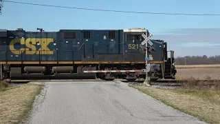 3 Different Class 1s @ Twp Rd 50 Railroad Crossing Dunkirk, OH