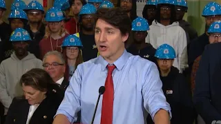 Prime Minister Justin Trudeau announces federal housing program