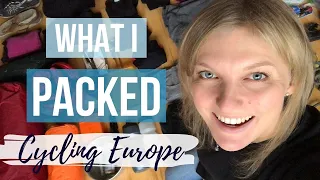 EVERYTHING I Packed | 3+ Months Cycling Europe | Bike Tour Packing List