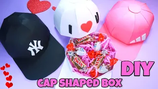 💝 DIY 💝 Beautiful boxes without molds, cap-shaped cardboard ideal for gifts, baseball cap treat box