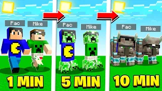 Minecraft, SÓ que a cada 5 minutos VIRAMOS um MOB!