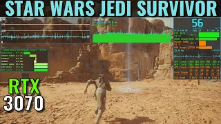 Star Wars Jedi Survivor - RTX 3070 - Jedha Benchmark - 1440p