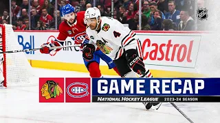 Blackhawks @ Canadiens 10/14 | NHL Highlights 2023