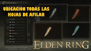 Elden Ring TODAS las HOJAS de AFILAR (otorga afinidades a tus armas)