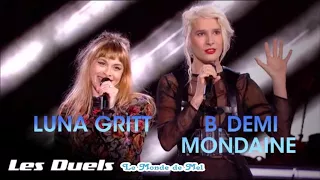 The Voice France : B.Demi Mondaine Vs Luna Gritt ~Sweet Dreams [Audio] ♫ 💜