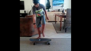 Bunny hop on skate board