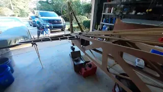 fly baby 1B biplane build, wk 42, 10.04.23, almost ready to cover