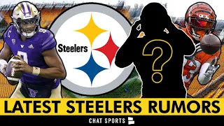 Steelers TARGETING Michael Penix Jr. In Round 2? + 2 More Top Free Agents Linked To Pittsburgh