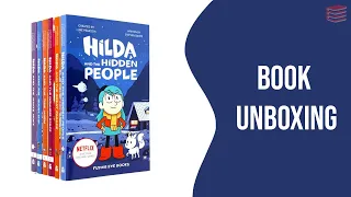 Hilda Netflix Original Series 6 Book Set Collection By Stephen Davies & Luke Pearson - Book Unboxing