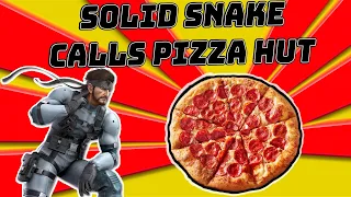 Solid Snake Calls Pizza Hut and GameStop