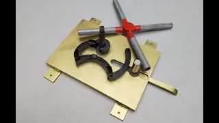 Homemade Metal Bending Tool | Making A Powerful Bar Metal Bender