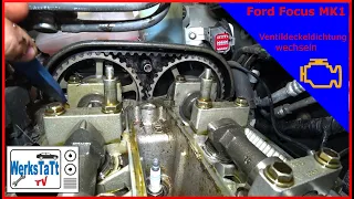 ►Ford Focus MK1◄ Motor verliert Öl - Ventildeckeldichtung wechseln ◢WERKSTATT-TV◣