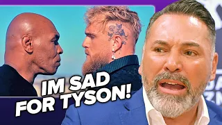 Oscar De La Hoya CONCERNED for Mike Tyson fighting Jake Paul!