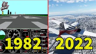 The Evolution of Microsoft Flight Simulator 1982 - 2022/ worst to best