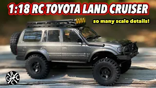 Highly Detailed 1:18 FMS RC Toyota Land Cruiser LC80