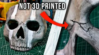 I made Ghost's mask from the new MW2 - no sculpting or 3d printing(tutorial) Part 1