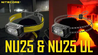 NITECORE NU25 & NU25 UL - 400 Lumens Ultralight Rechargeable Headlamp