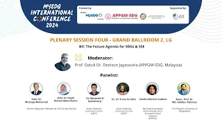 MySDG International Conference 2024 | Plenary Session 4