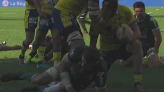 TOP 14 - Essai de Arthur ITURRIA (ASM) - ASM Clermont - Section Paloise - J08 - Saison 2021/2022